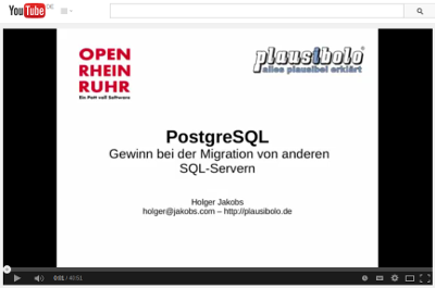 Gewinn bei der Migration zu PostgreSQL